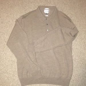 Italian Merino Wool Sweater Shirt